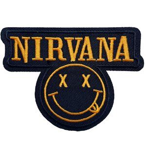 3/$15: NIRVANA Rock and Roll Music Band Iron-On Sew-On Embroidered Patch